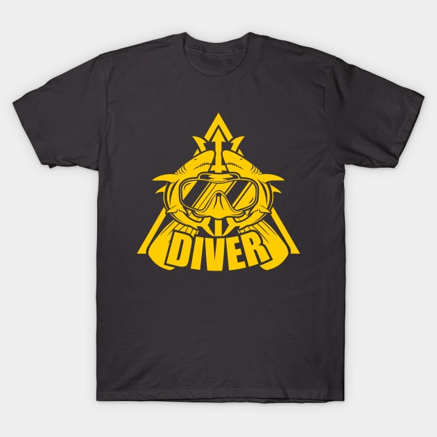 Navy Diver T-Shirt by TCP